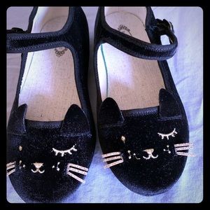 Girls kitty ballet flats